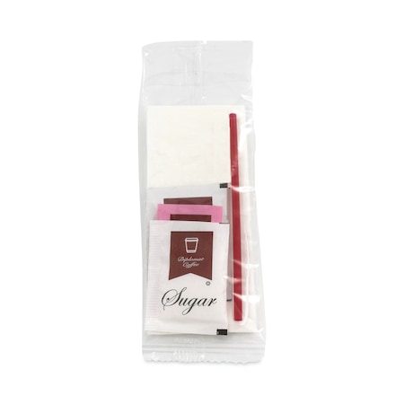 Coffee Pro Economy Coffee Condiment Kit, PK500 CCK11111C500